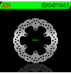NG TARCZA HAMULCOWA TYŁ APRILIA/ BMW F 650 94-15, APRILIA PEGASO 650 01-08, BENELLI 899/900/1130 (240X110X5,0MM) WAVE