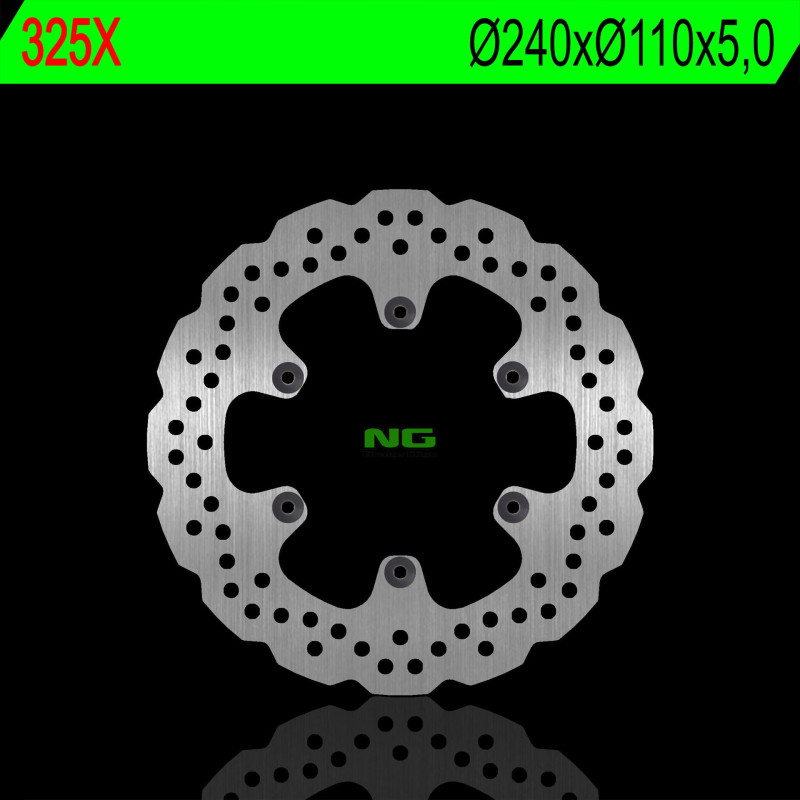 NG TARCZA HAMULCOWA TYŁ APRILIA/ BMW F 650 94-15, APRILIA PEGASO 650 01-08, BENELLI 899/900/1130 (240X110X5,0MM) WAVE