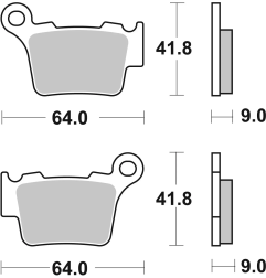 Klocki hamulcowe Brembo Off-Road Sintered SX