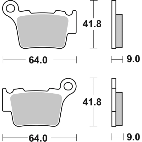 Klocki hamulcowe Brembo Off-Road Sintered SX