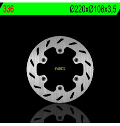 NG TARCZA HAMULCOWA PRZÓD RIEJU DRAC 50 93-99 RR 50, PEUGEOT 50 XP6 02 (220X108X3,5MM) (6X6,5MM)