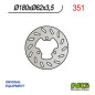 NG TARCZA HAMULCOWA TYŁ DERBI SENDA 50 '02-'09, APRILIA RX 50 '12'-18, PEUGEOT XP6 (180x62x3,5) (3x10,25mm) NG TARCZA HAMULCOWA TYŁ DERBI SENDA 50 '02-'09, APRILIA RX 50 '12'-18, PEUGEOT XP6 (180x62x3,5) (3x10,25mm)