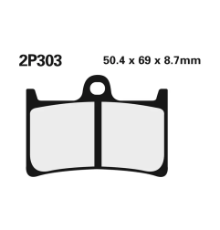 Klocki hamulcowe Nissin Street /Off-Road Sintered Metal 2P-303ST