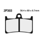 Klocki hamulcowe Nissin Street /Off-Road Sintered Metal 2P-303ST Klocki hamulcowe Nissin Street /Off-Road Sintered Metal 2P-303ST