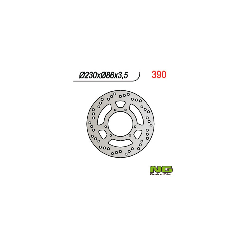 NG TARCZA HAMULCOWA PRZÓD YAMAHA DT 125R '88-'05, TT 350 '85-'95, TT 600 '84-'92, YZ 250 '85-'89, YZ 125 '88, '90-'91 NG TARCZA HAMULCOWA PRZÓD YAMAHA DT 125R '88-'05, TT 350 '85-'95, TT 600 '84-'92, YZ 250 '85-'89, YZ 125 '88, '90-'91
