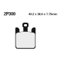 Klocki hamulcowe Nissin Street /Off-Road Sintered Metal 2P-300ST Klocki hamulcowe Nissin Street /Off-Road Sintered Metal 2P-300ST
