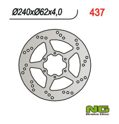 NG TARCZA HAMULCOWA PRZÓD HONDA CRM 125 90-99 (240x62x4) (6x10,5mm)