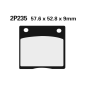 Klocki hamulcowe Nissin Street Semi-Metallic 2P-235NS Klocki hamulcowe Nissin Street Semi-Metallic 2P-235NS