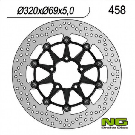 NG TARCZA HAMULCOWA PRZÓD SUZUKI GSXR600/750 '97-'03, GSXR1000 '00-'04, TL1000