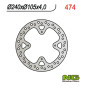 NG TARCZA HAMULCOWA TYŁ HONDA XR 650R 00-06 (240x105x4) (4X6,5MM) NG TARCZA HAMULCOWA TYŁ HONDA XR 650R 00-06 (240x105x4) (4X6,5MM)