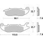 Klocki hamulcowe Brembo Carbon Ceramic CC Klocki hamulcowe Brembo Carbon Ceramic CC