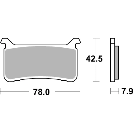 Klocki hamulcowe Brembo Street Sintered SA