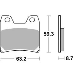 Klocki hamulcowe Brembo Street Sintered SP