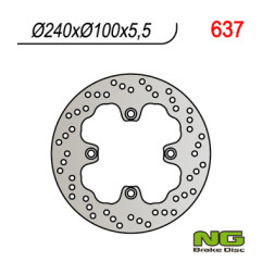 NG TARCZA HAMULCOWA TYŁ KAWASAKI ZZR 600 93-03, ZR7 98-03, ZR 550 (240x100x5,5)