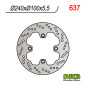 NG TARCZA HAMULCOWA TYŁ KAWASAKI ZZR 600 93-03, ZR7 98-03, ZR 550 (240x100x5,5) NG TARCZA HAMULCOWA TYŁ KAWASAKI ZZR 600 93-03, ZR7 98-03, ZR 550 (240x100x5,5)