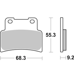 Klocki hamulcowe Brembo Street Sintered LA
