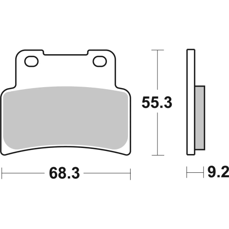 Klocki hamulcowe Brembo Street Sintered LA