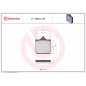 Klocki hamulcowe Brembo OEM Sintered Klocki hamulcowe Brembo OEM Sintered