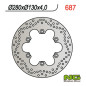 NG TARCZA HAMULCOWA PRZÓD KAWASAKI ER 5, GPZ 750/ 900 (280x130x4,5) (6X10,5mm) NG TARCZA HAMULCOWA PRZÓD KAWASAKI ER 5, GPZ 750/ 900 (280x130x4,5) (6X10,5mm)