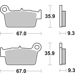 Klocki hamulcowe Brembo Off-Road Sintered SD