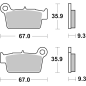 Klocki hamulcowe Brembo Off-Road Sintered SD