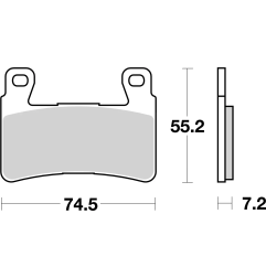 Klocki hamulcowe Brembo Street Sintered SA