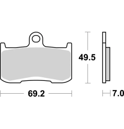 Klocki hamulcowe Brembo Street Sintered LA