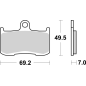 Klocki hamulcowe Brembo Street Sintered LA