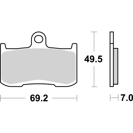 Klocki hamulcowe Brembo Street Sintered SA