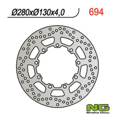 NG TARCZA HAMULCOWA PRZÓD KAWASAKI KLR 650 (90-12) (280X130X4)