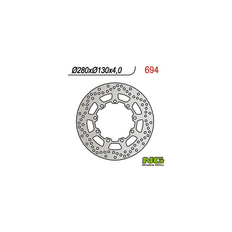 NG TARCZA HAMULCOWA PRZÓD KAWASAKI KLR 650 (90-12) (280X130X4) NG TARCZA HAMULCOWA PRZÓD KAWASAKI KLR 650 (90-12) (280X130X4)