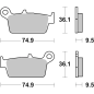 Klocki hamulcowe Brembo Off-Road Sintered SD