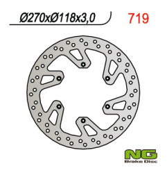 NG TARCZA HAMULCOWA PRZÓD SUZUKI DRZ 400 E/S 00-09, RM 125/250 96-08, YAMAHA YZ/YZF/WR (270X118X3,0MM) (6X6,5MM)