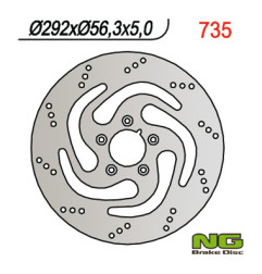 NG TARCZA HAMULCOWA PRZÓD HARLEY-DAVIDSON 883/1200/1450/1584/1690/1340 (292MMX56,3MMX5MM) (5X8,5MM)
