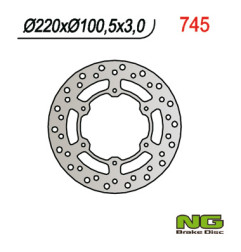 NG TARCZA HAMULCOWA PRZÓD YAMAHA YZ 80/85 '93-'16 SUZUKI RM 85 '05-'23 (220X100X3)
