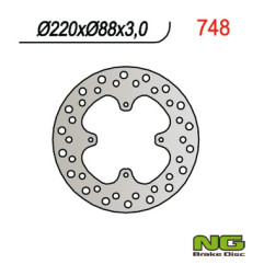 NG TARCZA HAMULCOWA PRZÓD HONDA CR 80 86-95 (220x88x3)
