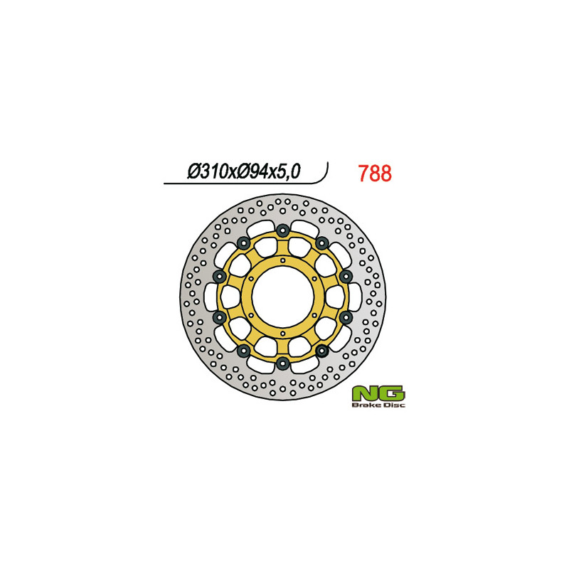 NG TARCZA HAMULCOWA PRZÓD HONDA CBR 1000 RR 04-05, CB 1300 01-10 CBR 600RR 03-08, CB 1000R 08-16 NG TARCZA HAMULCOWA PRZÓD HONDA CBR 1000 RR 04-05, CB 1300 01-10 CBR 600RR 03-08, CB 1000R 08-16