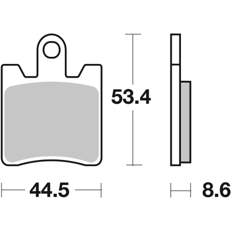 Klocki hamulcowe Brembo Scooter Sintered XS