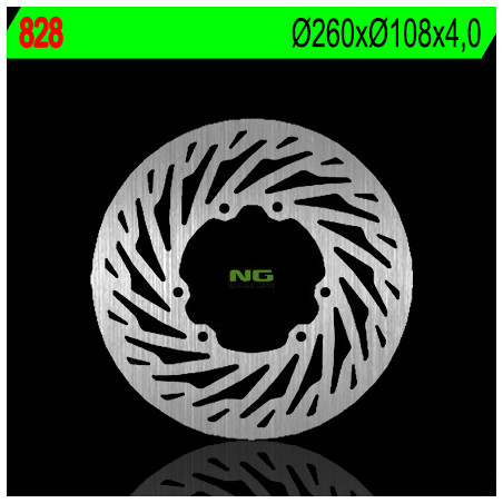 NG TARCZA HAMULCOWA PRZÓD RIEJU 50/125/250 YAMAHA XT 125X 05-09, DT 50 SM 05-07, DT 50X 03-06 (260x108x4)