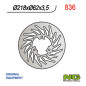 NG TARCZA HAMULCOWA TYŁ YAMAHA DT50R '03-'08, DT50SM '05-'011, DT50X, XT125 '05-'11, MBK 50X-LIMIT '03-'05