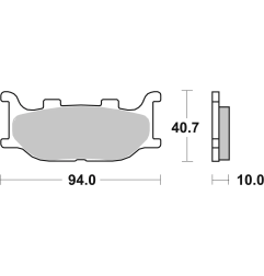 Klocki hamulcowe Brembo Scooter Sintered XS