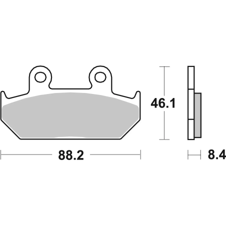 Klocki hamulcowe Brembo Street Sintered SA
