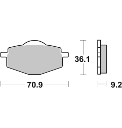 Klocki hamulcowe Brembo Off-Road Sintered SD
