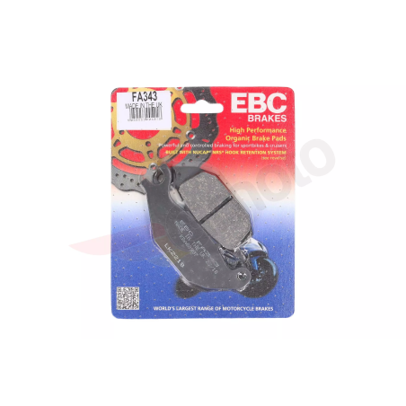 Klocki hamulcowe EBC FA 343 (2 szt.)
