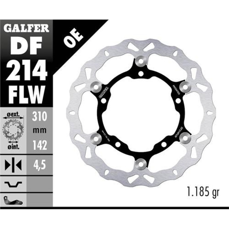 GALFER TARCZA HAMULCOWA PRZÓD KAWASAKI NINJA 400 / ABS '18-, Z 400 '20-, ZX 25R '20- (310x142x4,5mm) PŁYWAJĄCA WAVE GALFER TARCZA HAMULCOWA PRZÓD KAWASAKI NINJA 400 / ABS '18-, Z 400 '20-, ZX 25R '20- (310x142x4,5mm) PŁYWAJĄCA WAVE