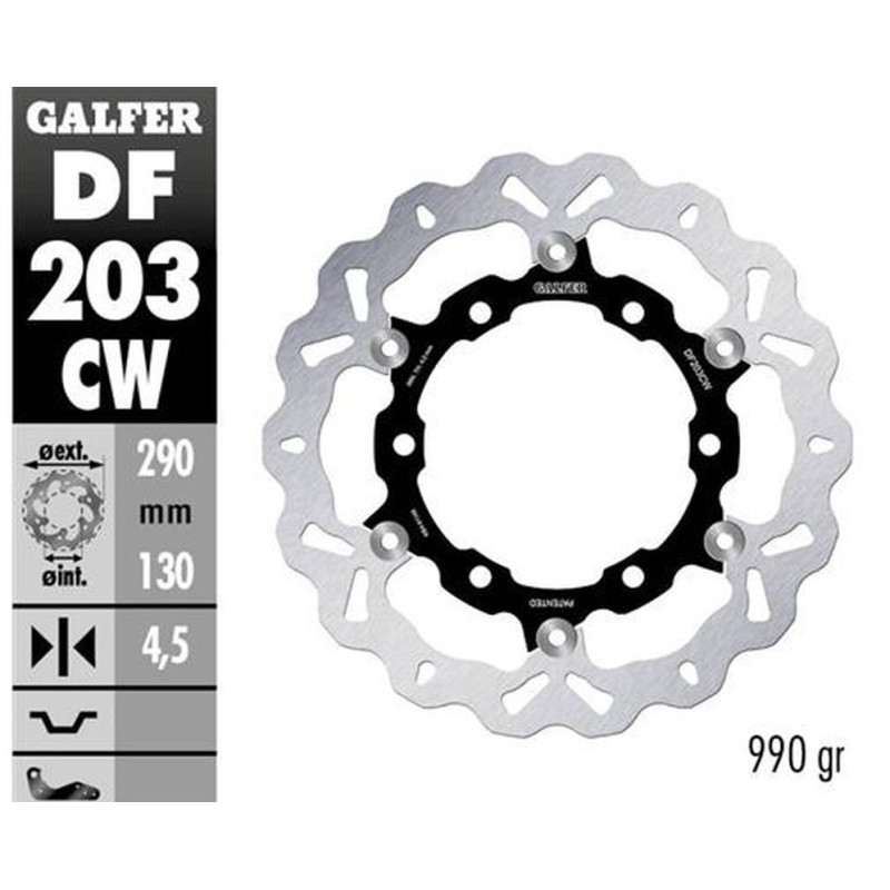 GALFER TARCZA HAMULCOWA PRZÓD KAWASAKI NINJA 250R '08-'12, ZX25R '20-'21 (290X130X4,5 MM) ŚRODEK ALUMINIOWY (990 GRAM) GALFER TARCZA HAMULCOWA PRZÓD KAWASAKI NINJA 250R '08-'12, ZX25R '20-'21 (290X130X4,5 MM) ŚRODEK ALUMINIOWY (990 GRAM)