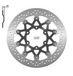 NG TARCZA HAMULCOWA PRZÓD KTM 390 ADVENTURE ABS '20, DUKE / ABS '17-20, RC / ABS 17-20, 125 DUKE / ABS '17-20 PŁYWAJĄCA