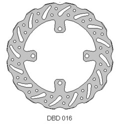 DELTA BRAKING TARCZA HAMULCOWA PRZÓD KAWASAKI KX 125 '06-08, KX 250 '06-'08, KXF 250 '09-'14, KX 450 '06-18, 21