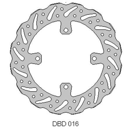 DELTA BRAKING TARCZA HAMULCOWA PRZÓD KAWASAKI KX 125 '06-08, KX 250 '06-'08, KXF 250 '09-'14, KX 450 '06-18, 21