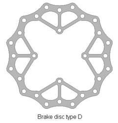 DELTA BRAKING TARCZA HAMULCOWA PRZÓD KAWASAKI KX 250 '15-21, KX 450 '15-21, WAVE ULTRA LIGHT (270X109,5X4MM) (4X9,5MM)